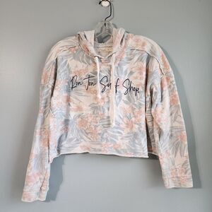 Ron Jon Tropical Leaf Crop Hoodie